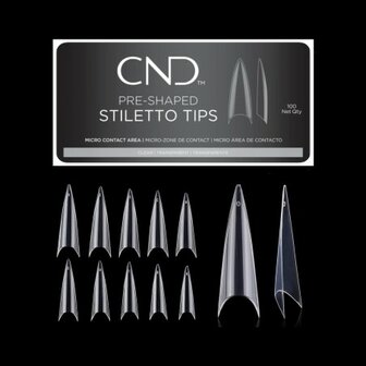 CND Stiletto tips 360 stuks