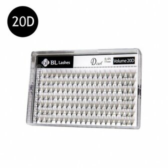 BL Lashes Volume 20D 0,05 10 