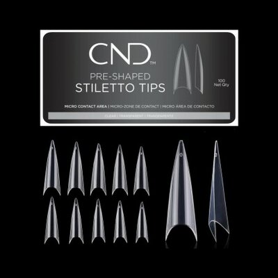 CND Stiletto tips 360 stuks