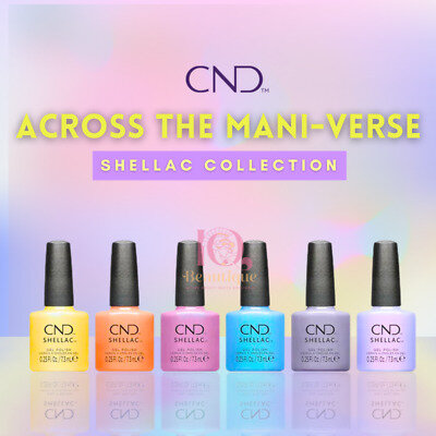 CND Shellac Across the Mani-verse Collectie 5 + 1 gratis + pouch